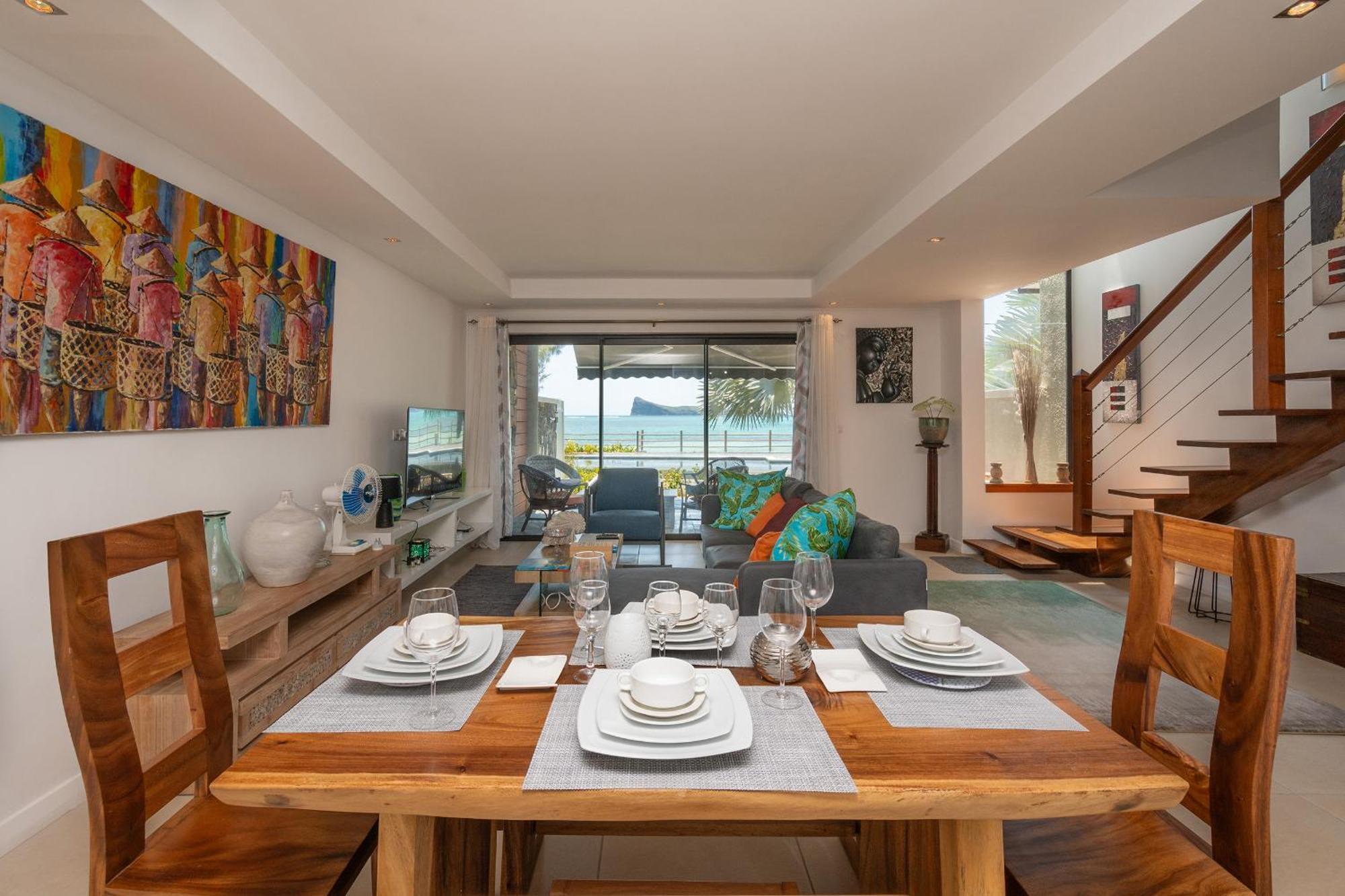 Luxury Beachfront Duplex, Coin De Mire View / 3Bed Cap Malheureux Esterno foto